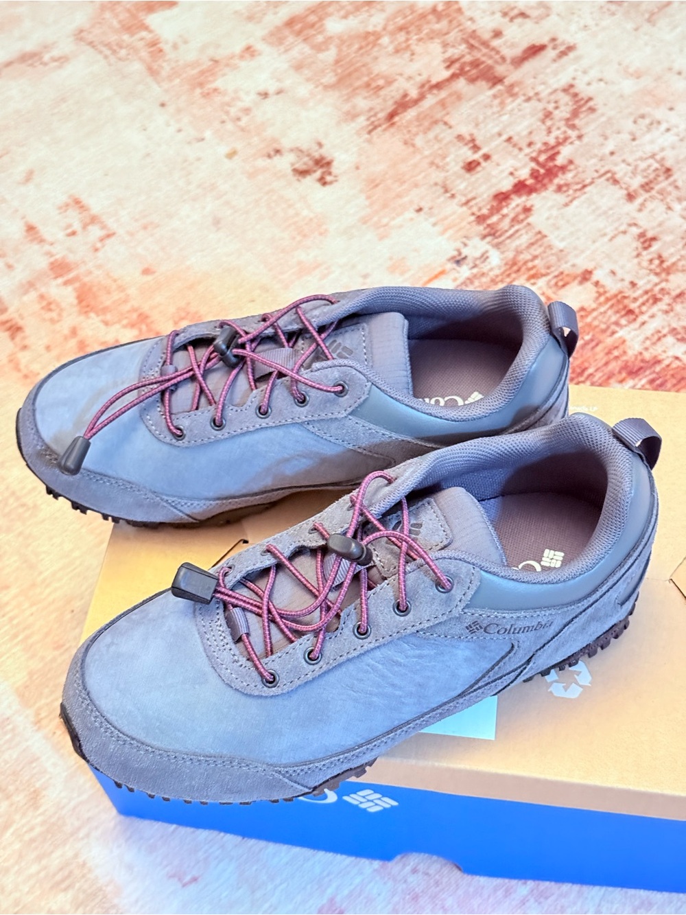 Columbia women's Blue Trail Lace-Up Shoes